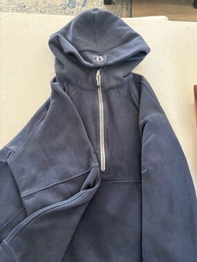lululemon athletica Navy Blue Half-Zip Hoodie